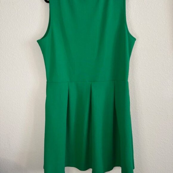 NWT 24seven‎ Comfort Apparel Women's Sleeveless Knee Pleated Pocket Dress - Picture 4 of 5